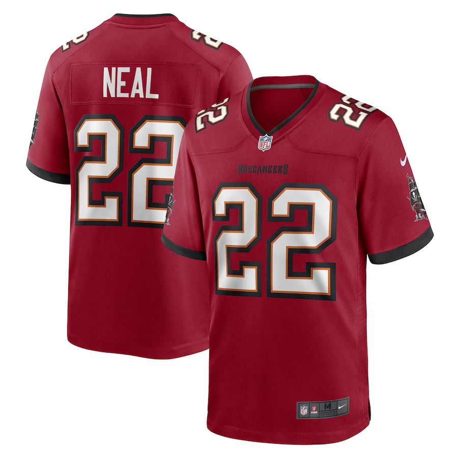Men Tampa Bay Buccaneers 22 Keanu Neal Nike Red Game Player NFL Jersey